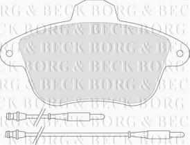 Borg & Beck BBP1159 - Juego de pastillas de freno