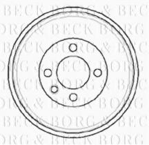 Borg & Beck BBR7067 - Tambor de freno