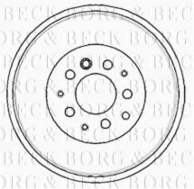 Borg & Beck BBR7070 - Tambor de freno