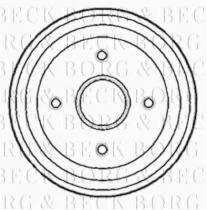 Borg & Beck BBR7075 - Tambor de freno