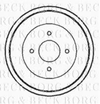 Borg & Beck BBR7090 - Tambor de freno