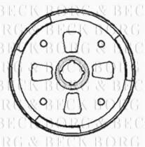 Borg & Beck BBR7094 - Tambor de freno