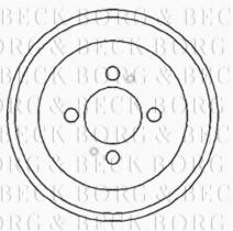 Borg & Beck BBR7098 - Tambor de freno