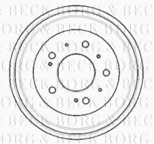 Borg & Beck BBR7101 - Tambor de freno