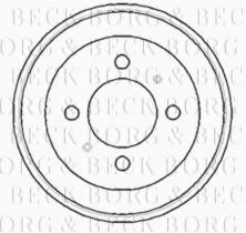 Borg & Beck BBR7104 - Tambor de freno