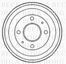 Borg & Beck BBR7111 - Tambor de freno