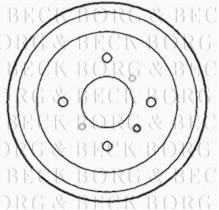 Borg & Beck BBR7146 - Tambor de freno