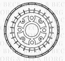 Borg & Beck BBR7157 - Tambor de freno